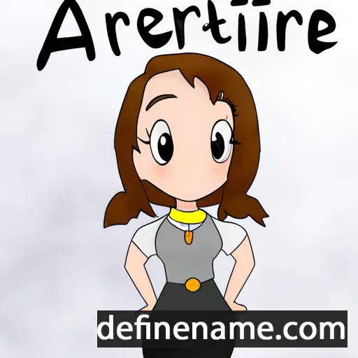 Anriette cartoon