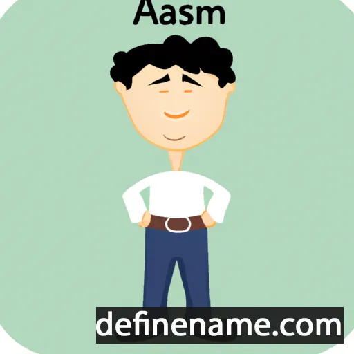 cartoon of the name Ansam