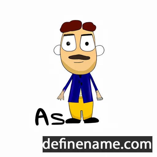 cartoon of the name Ansas