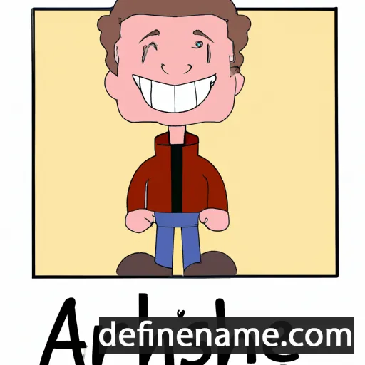 cartoon of the name Anschaire