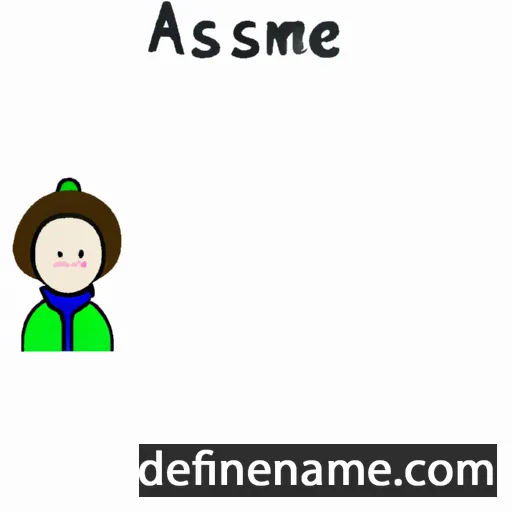 cartoon of the name Ansèume