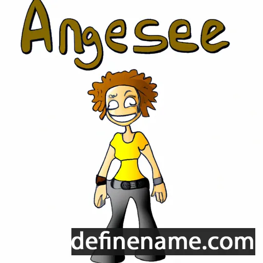 cartoon of the name Ansegisel