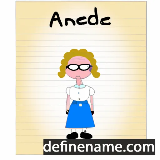 cartoon of the name Ansfleda