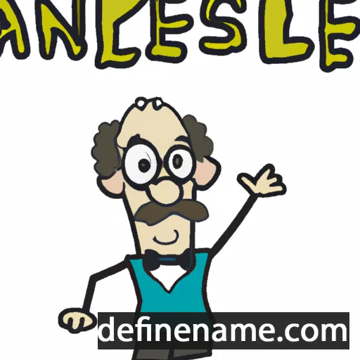 cartoon of the name Ansflede