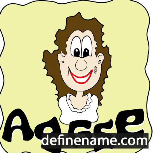 cartoon of the name Ansgisel