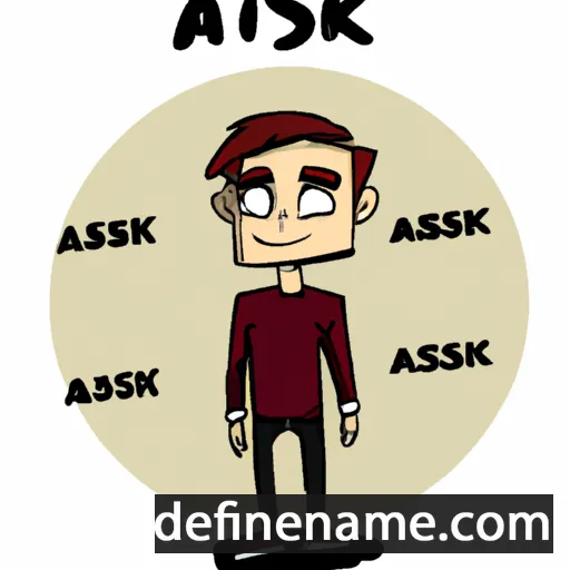 cartoon of the name Anski