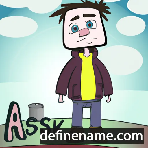 cartoon of the name Ansku