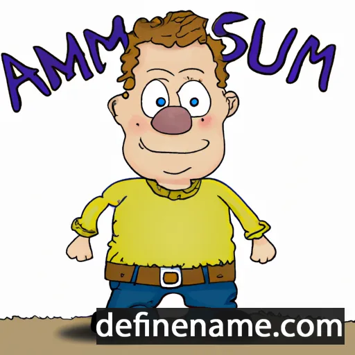 cartoon of the name Ansmund