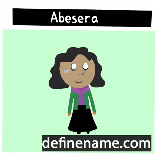 cartoon of the name Ansoberta