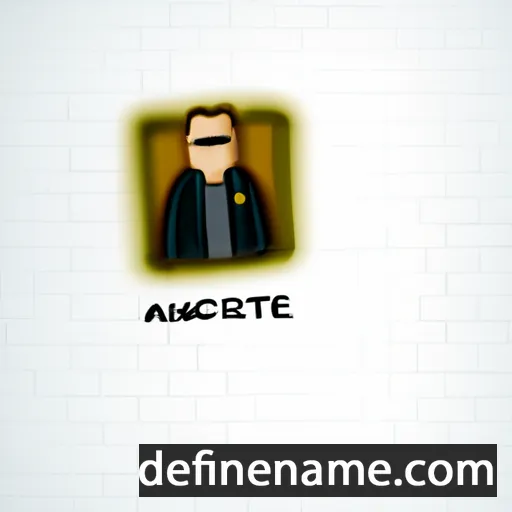 cartoon of the name Anstice