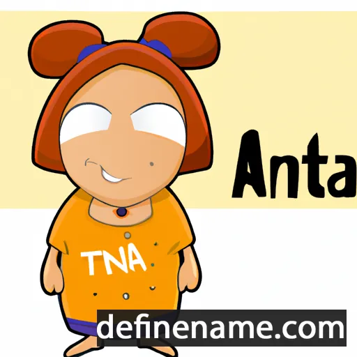 cartoon of the name Anta