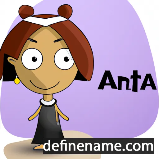 cartoon of the name Anta