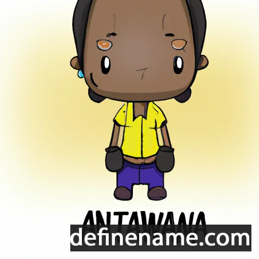 cartoon of the name Antawana