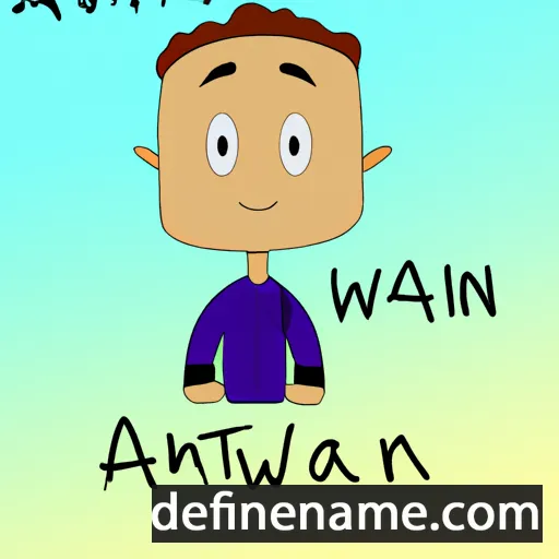 cartoon of the name Antawn