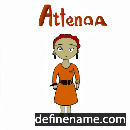 cartoon of the name Anteia