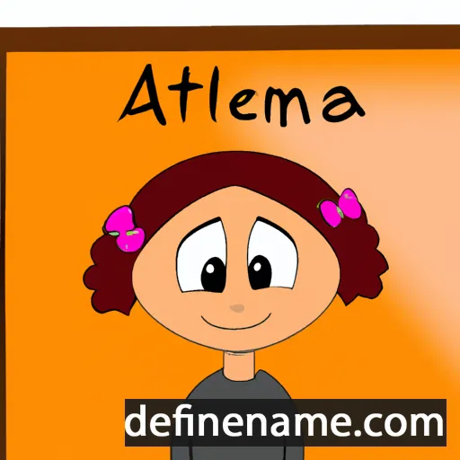 cartoon of the name Antelma