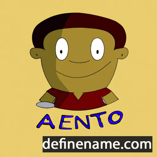 cartoon of the name Anteo