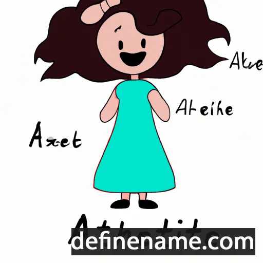 cartoon of the name Anthée