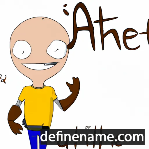 cartoon of the name Anthe