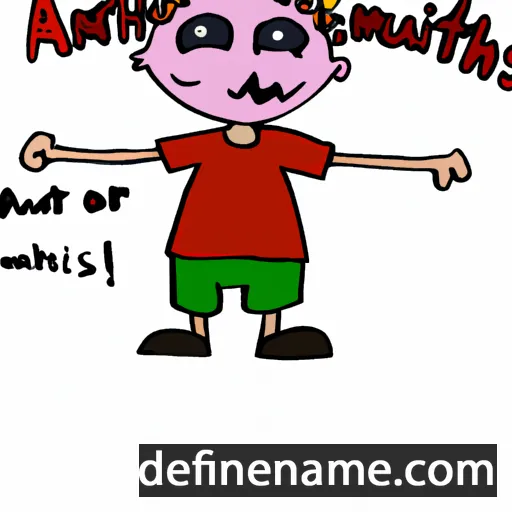 cartoon of the name Anthimus