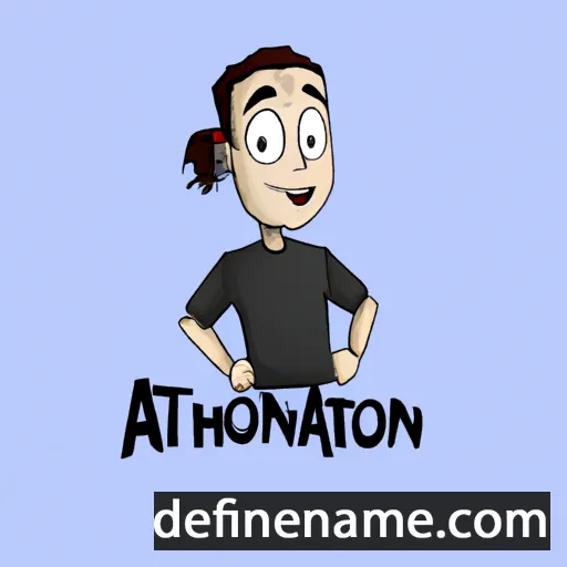 cartoon of the name Anthon