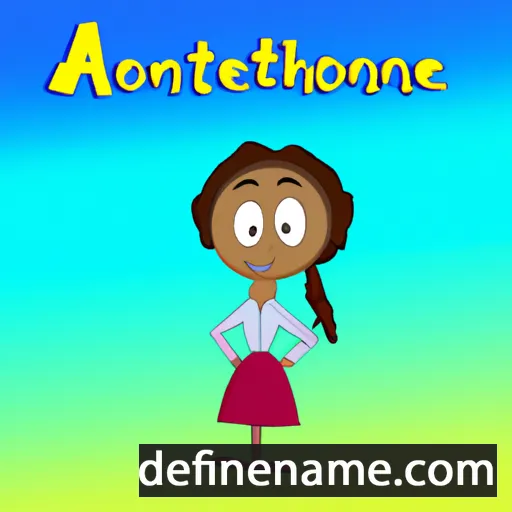 Anthonette cartoon