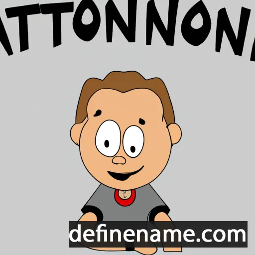 Anthonij cartoon