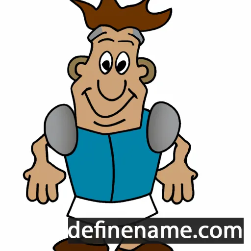 cartoon of the name Anthonius