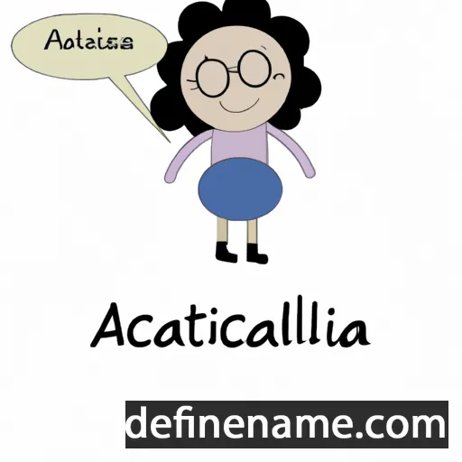 Anticlea cartoon