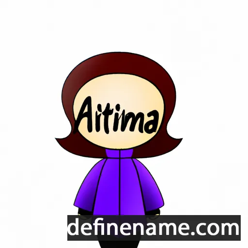 cartoon of the name Antima