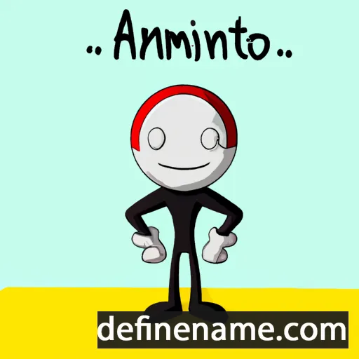 cartoon of the name Antimo