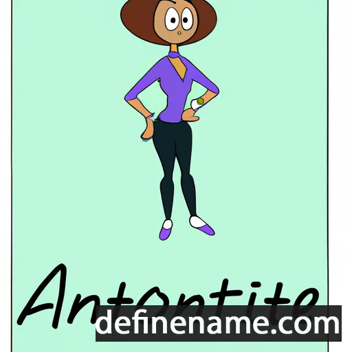 cartoon of the name Antionette