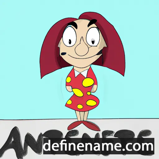 cartoon of the name Antoanett