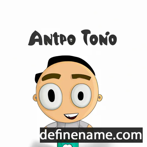 cartoon of the name Antoíño