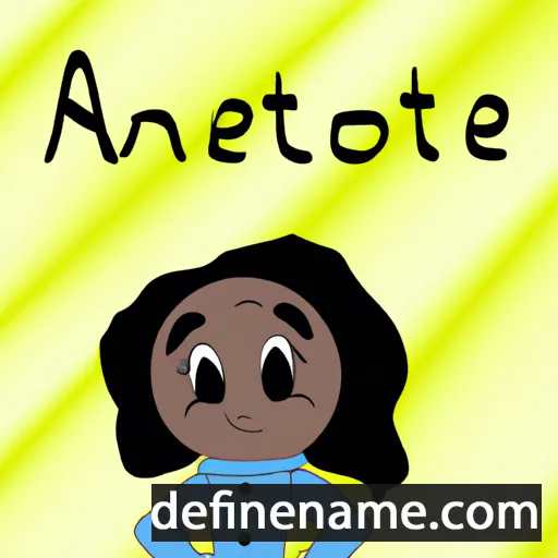 cartoon of the name Antoinett