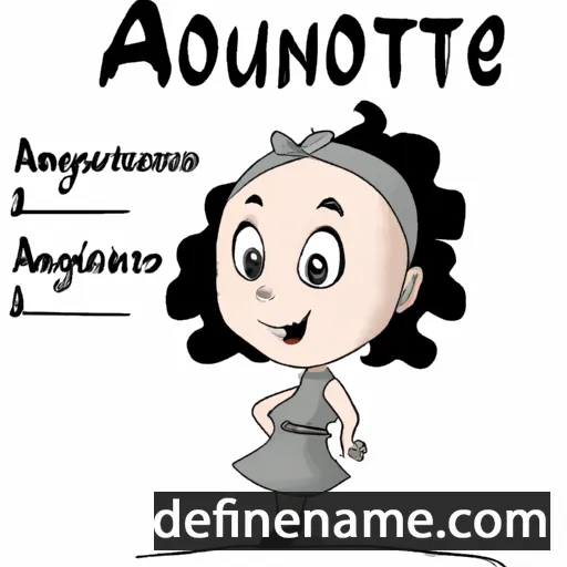 cartoon of the name Antoinique