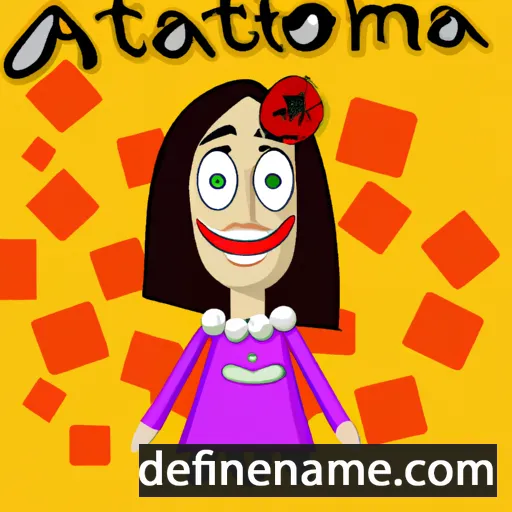 cartoon of the name Antolia