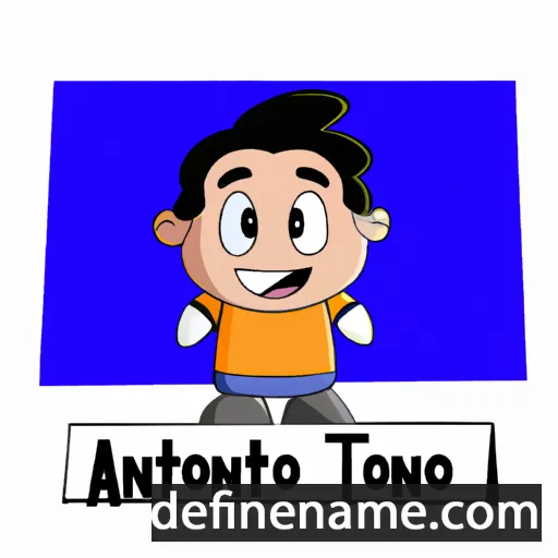 cartoon of the name Antoñito