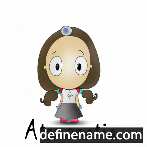 cartoon of the name Antonía