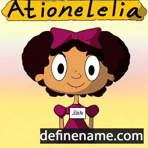 cartoon of the name Antonicella