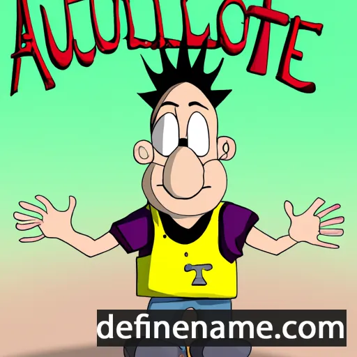 cartoon of the name Antonicellu