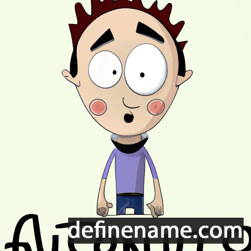 cartoon of the name Antonicu