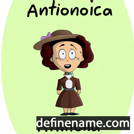 cartoon of the name Antoniina