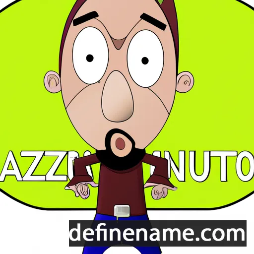 cartoon of the name Antoniuzzu