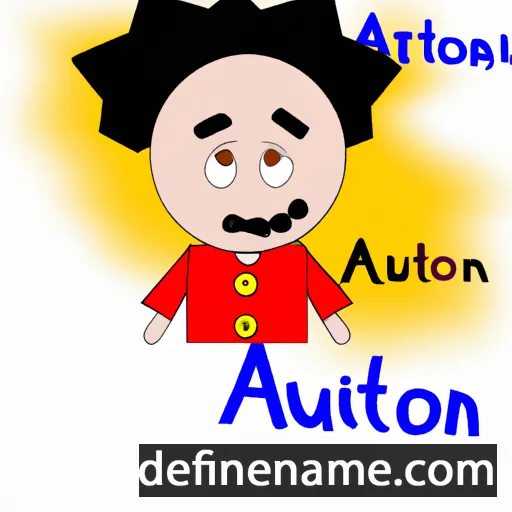 cartoon of the name Antonu