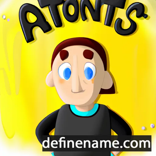 cartoon of the name Antoś