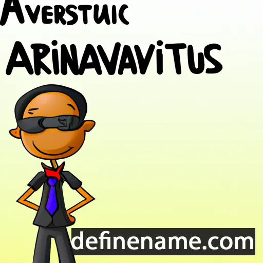 cartoon of the name Antravious