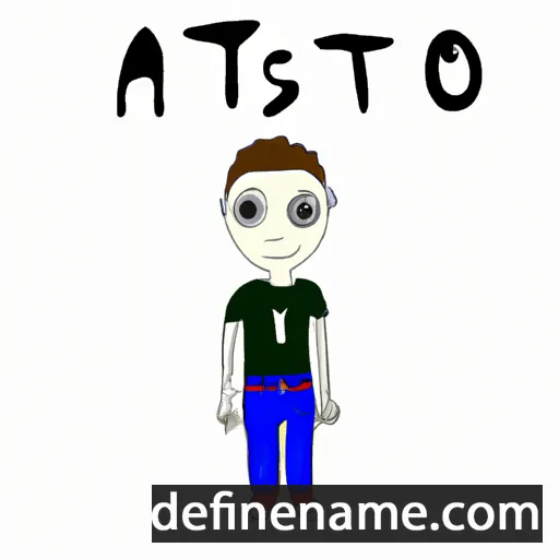 cartoon of the name Antso