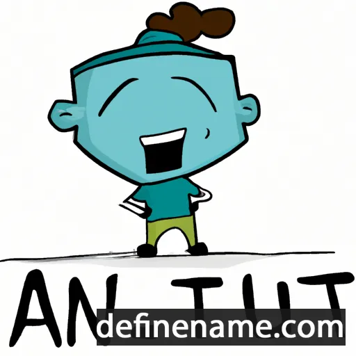 cartoon of the name Antu