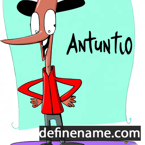 cartoon of the name Antulio